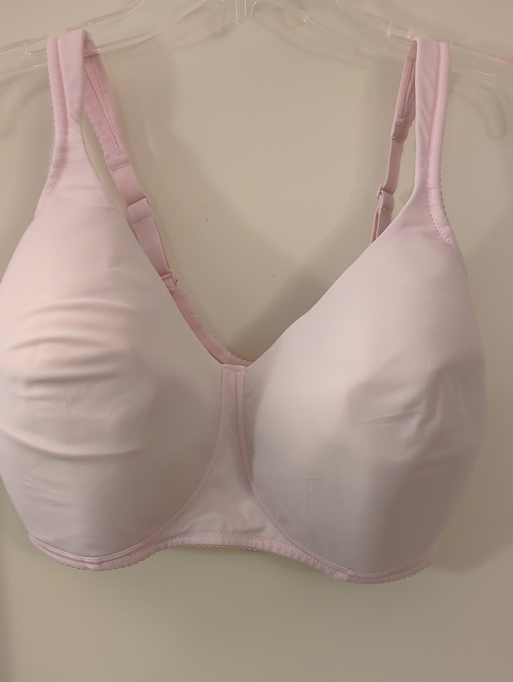 Leading Lady Light Pink Seamless Lightly Lined Molded Full-Coverage Bra